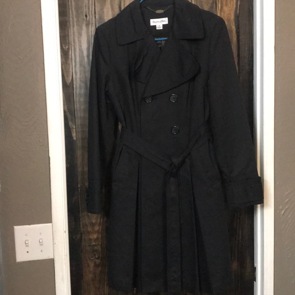 Black trench coat
